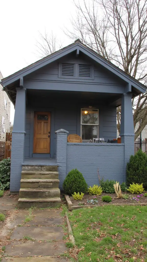 slate blue enhances craftsmanship