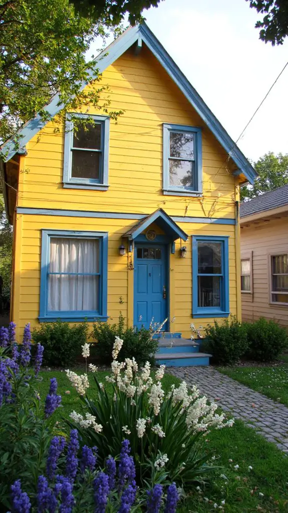 slate blue trim elegance