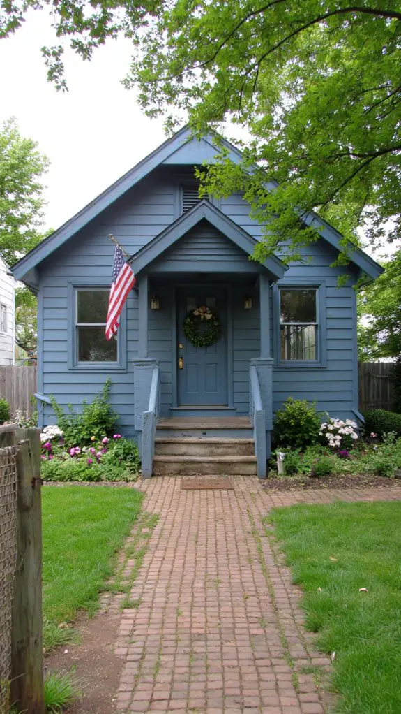 slate gray blue exterior update