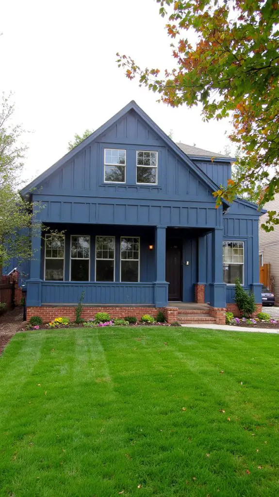 sleek blue home sanctuary