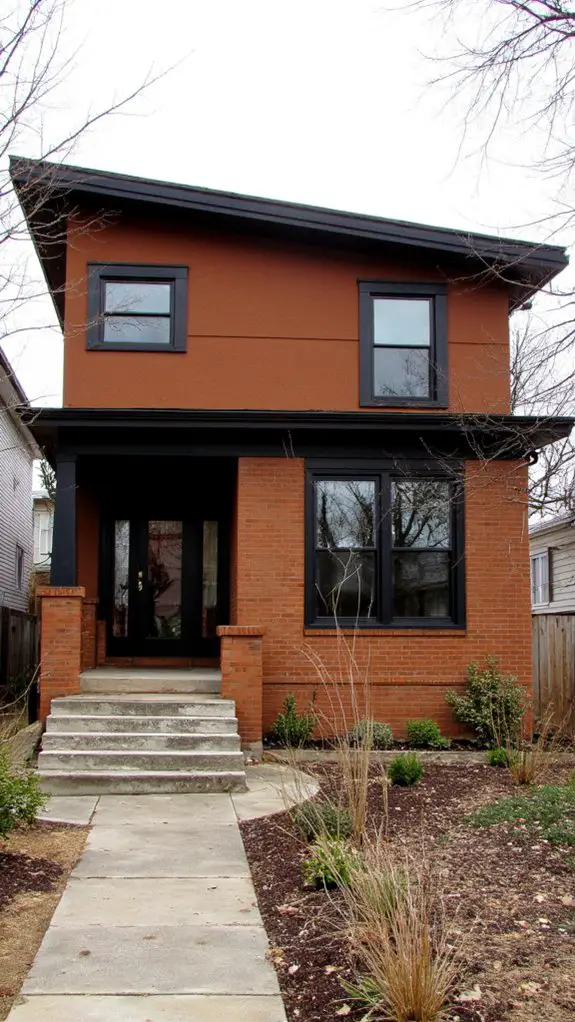 sleek brown modern aesthetics