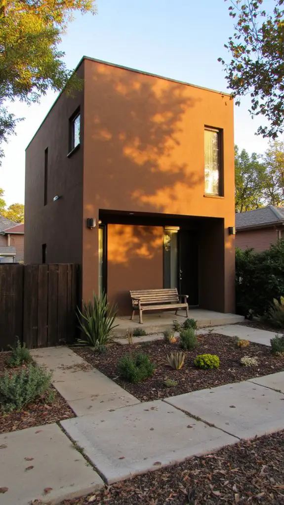 sleek brown monochrome elegance
