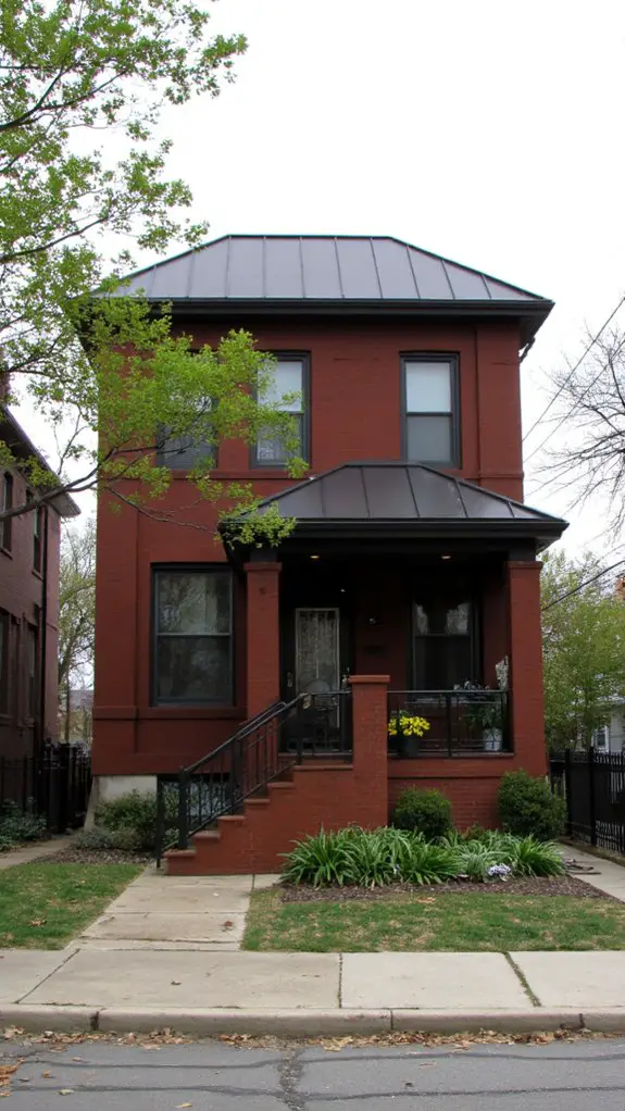 sleek brown urban design