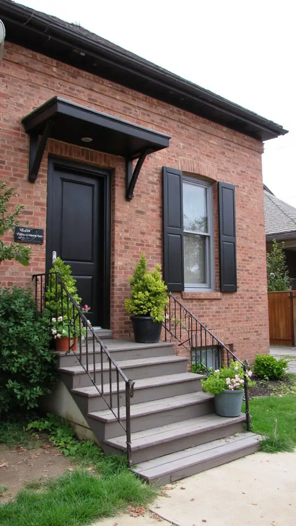 sleek contemporary shutter design