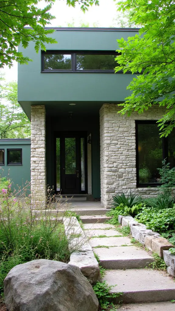 sleek design with natural texture