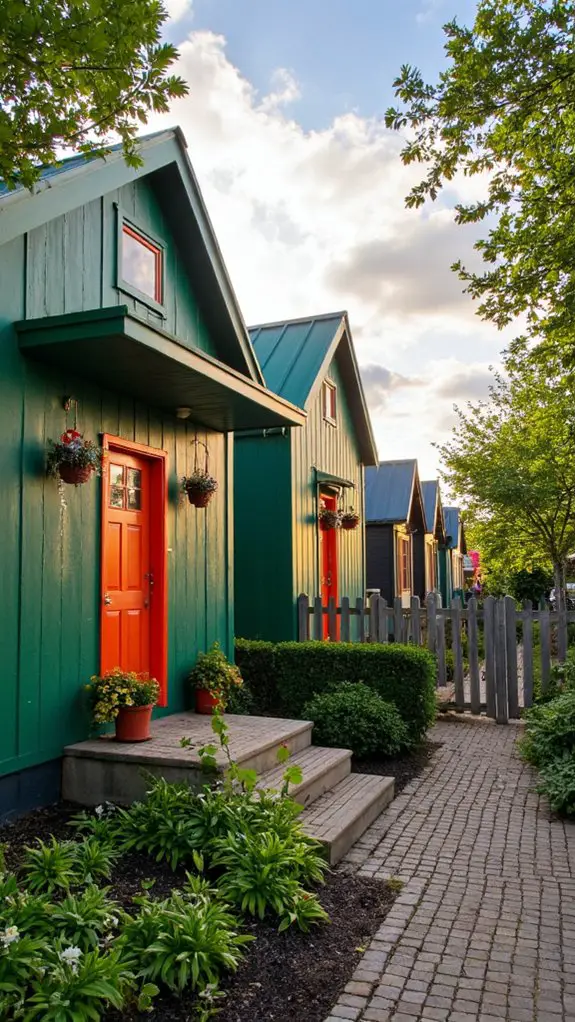 sleek design with orange