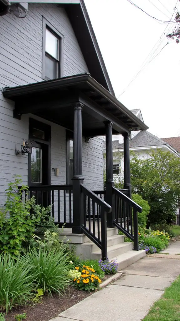 sleek gray and black combination