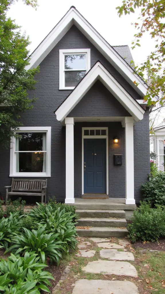 sleek gray and white elegance