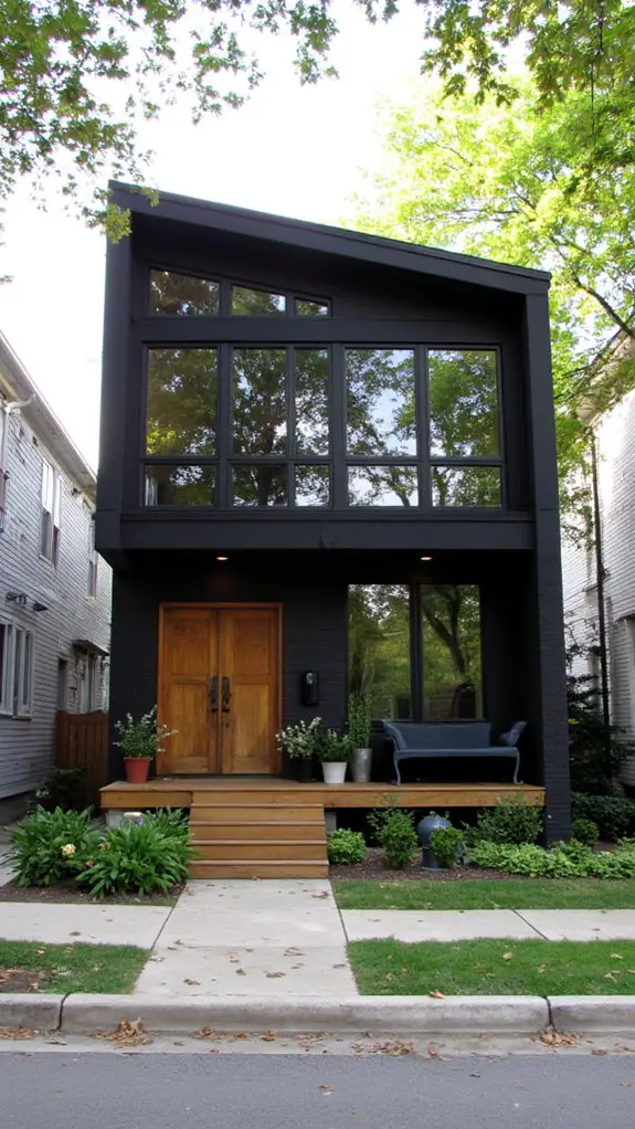 sleek gray black minimalist design