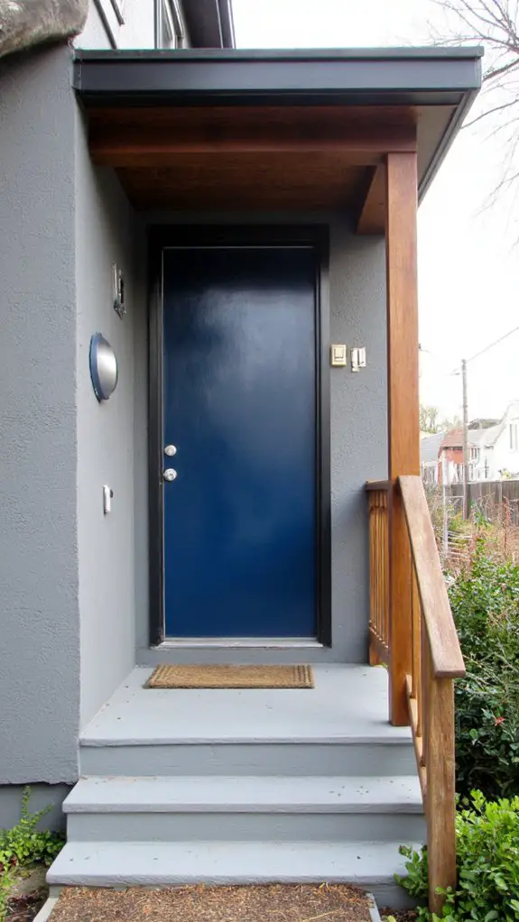 sleek gray bold navy