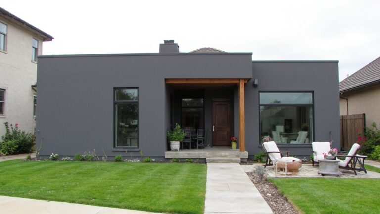 sleek gray stucco designs