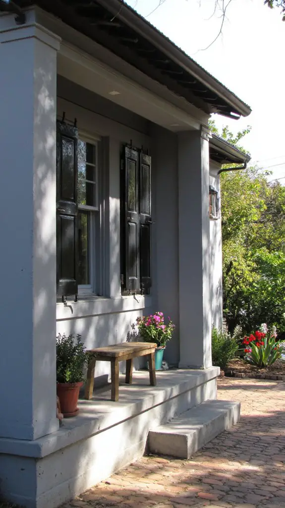 sleek gray with black accents