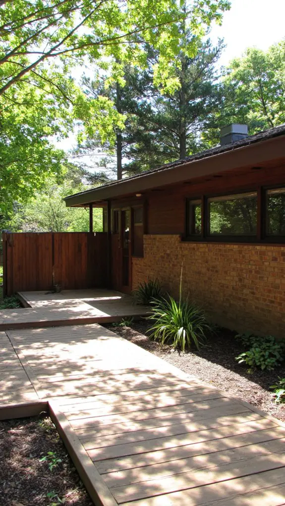 sleek lines earthy hues