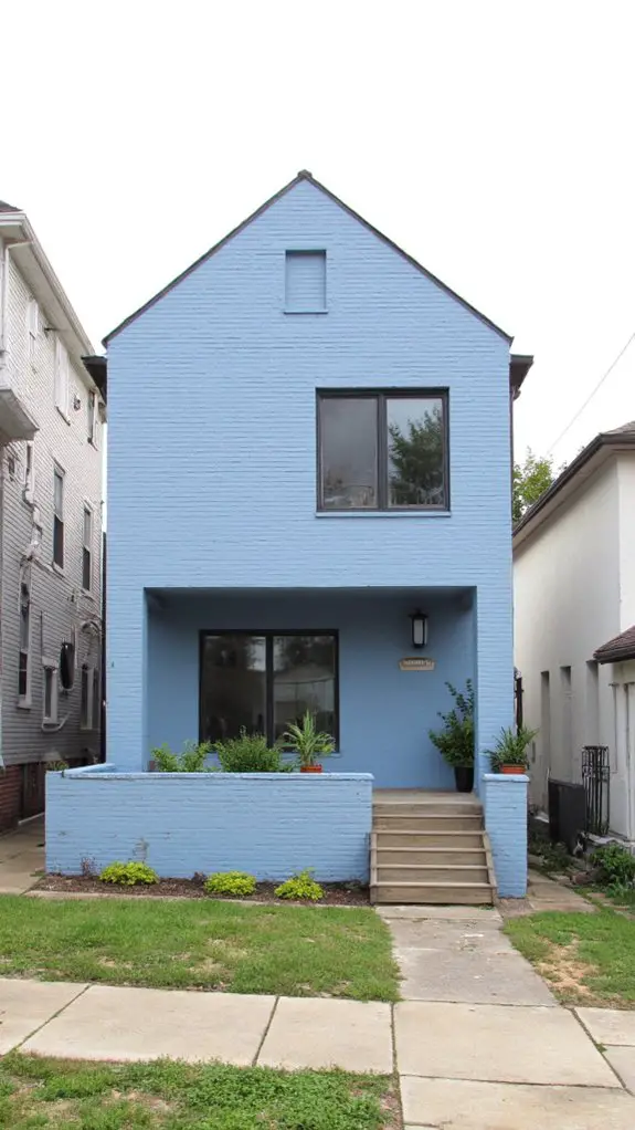 sleek minimalism in blue