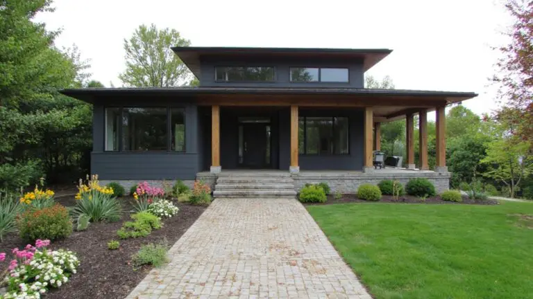 sleek modern gray exteriors