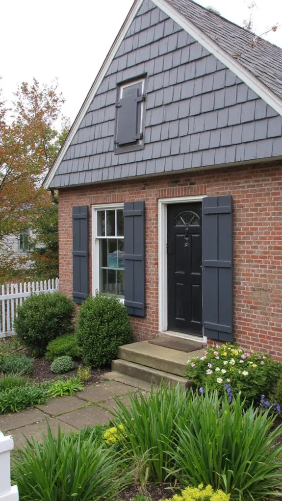 sleek modern shutters enhance aesthetics