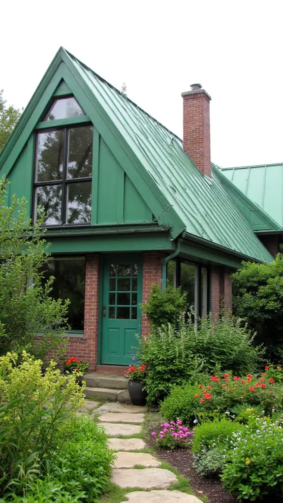 sleek modern transparent structures