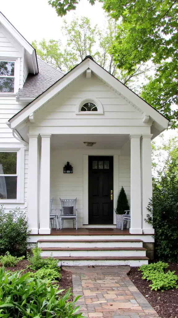 sleek white gray minimalist design