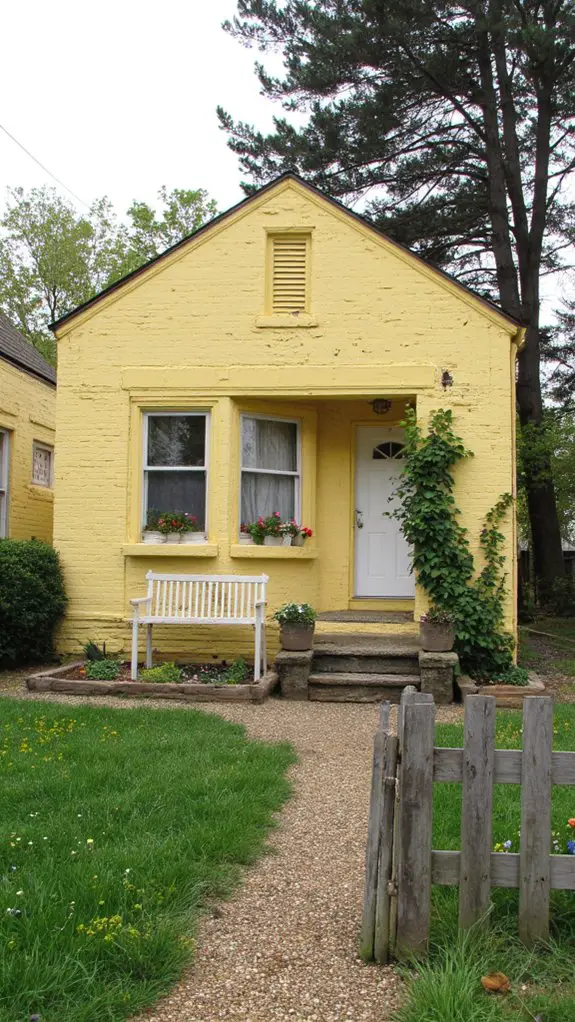 soft buttercream yellow homes