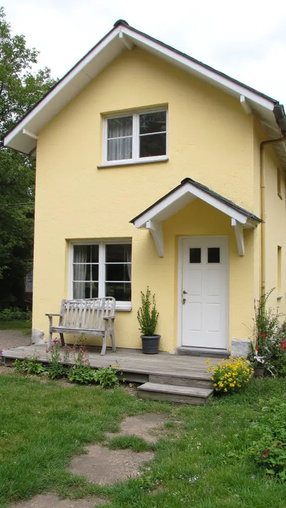 soft custard minimalist decor