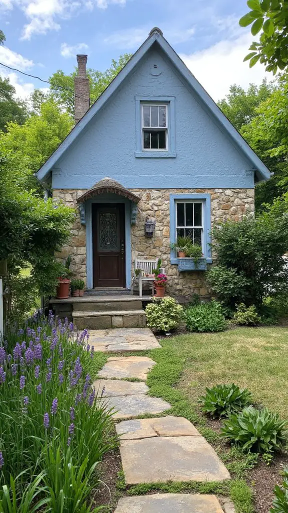 soothing dusty blue palette