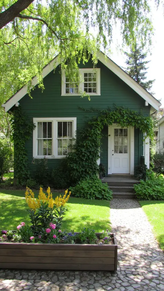 soothing muted green elegance