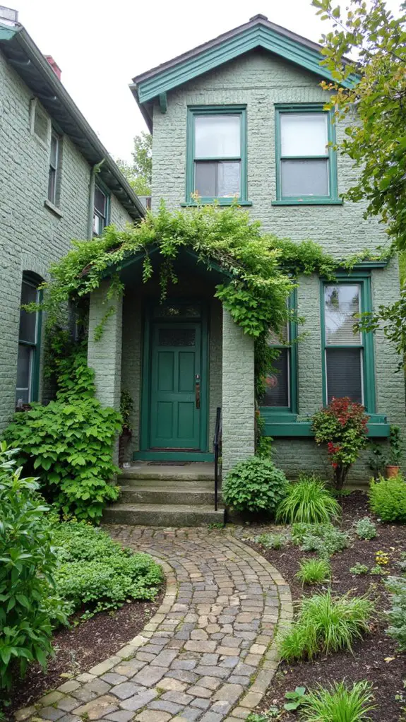 soothing serene home exterior