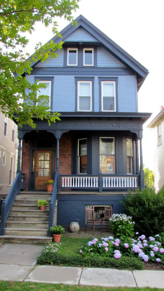 sophisticated blue gray elegance