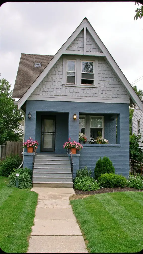 sophisticated calming exterior color