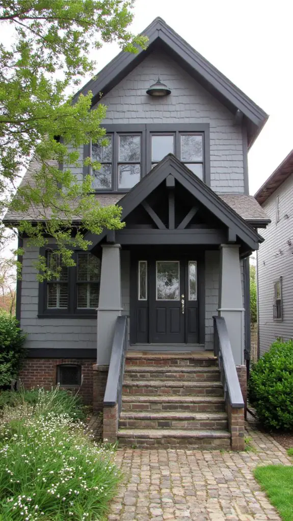 sophisticated dark gray elegance