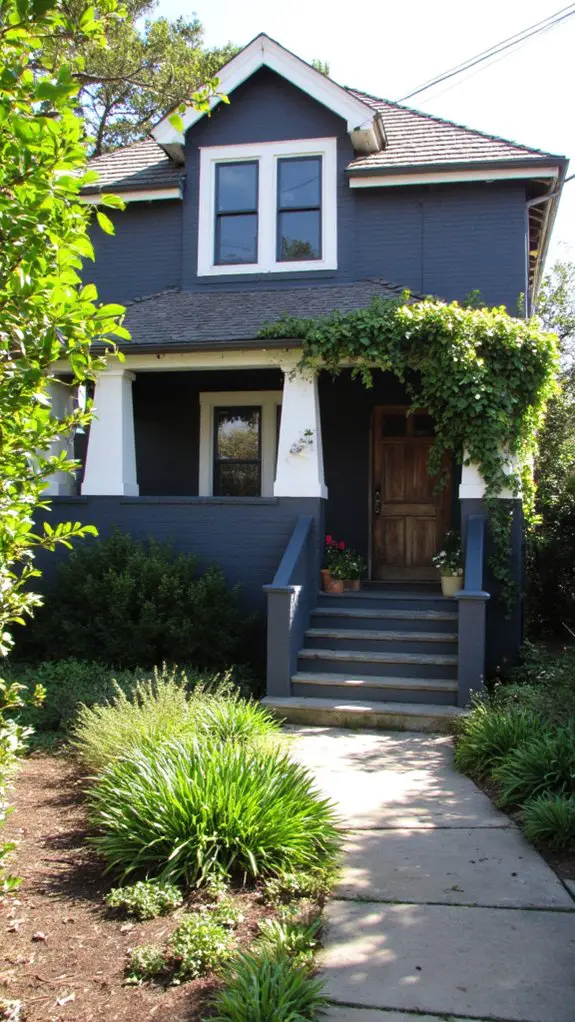 sophisticated deep blue gray