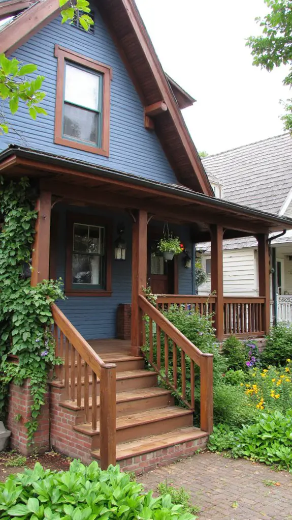 sophisticated earthy color contrast