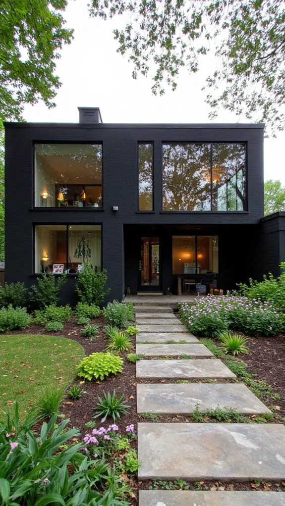 sophisticated gray and glass