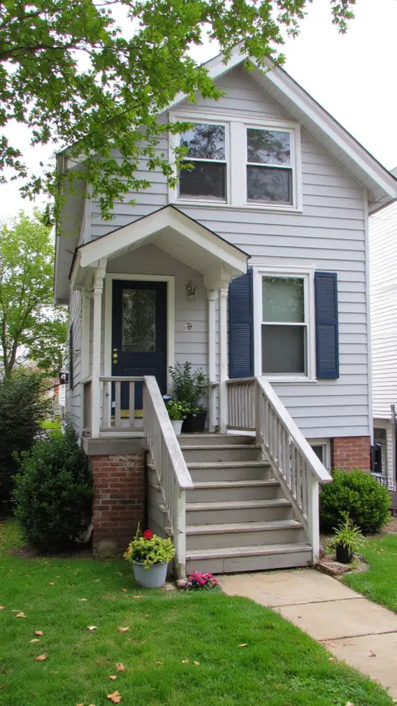 sophisticated gray and navy