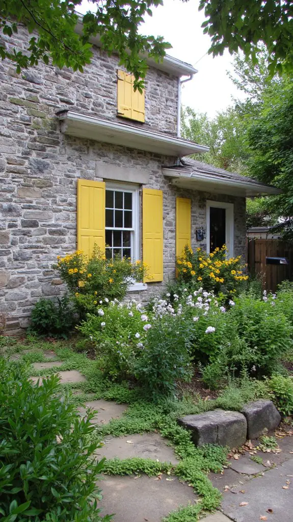 sophisticated gray with cheerful yellow