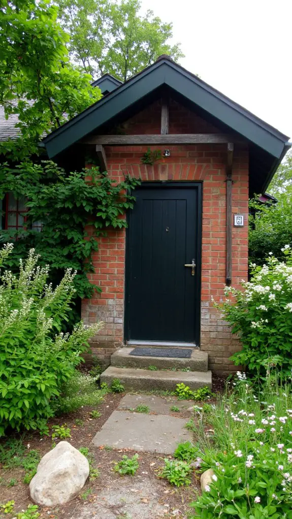 sophisticated green and black