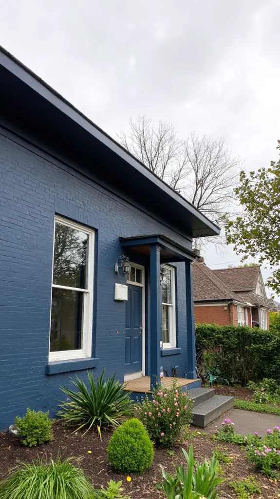 sophisticated inviting exterior hue