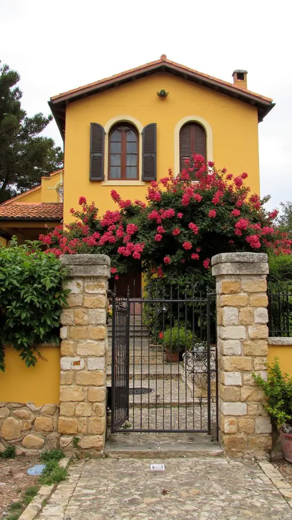 sophisticated mediterranean villa charm