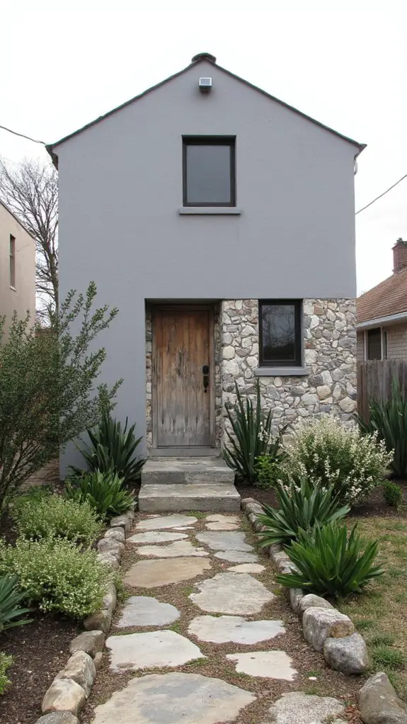 sophisticated minimalist stone design