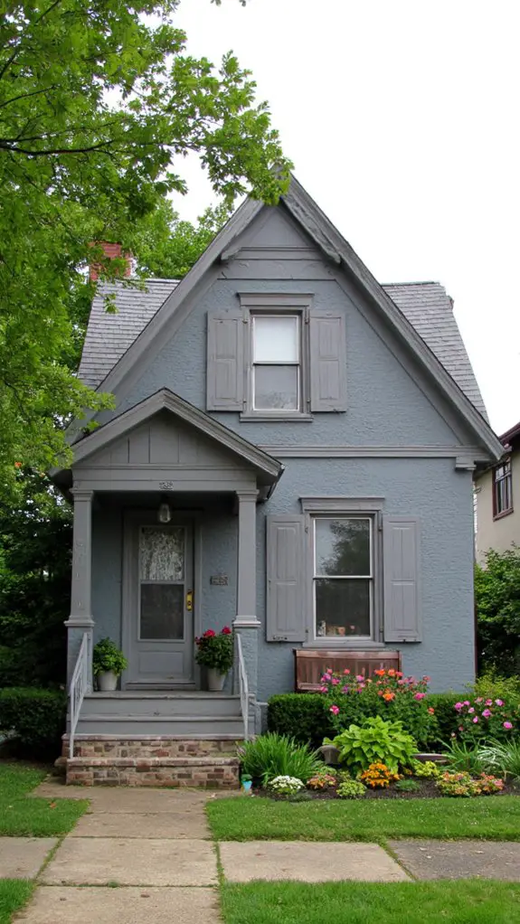 sophisticated modern exterior color