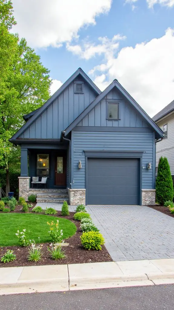 sophisticated muted blue gray elegance