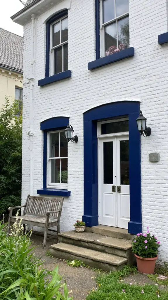 sophisticated navy blue elegance