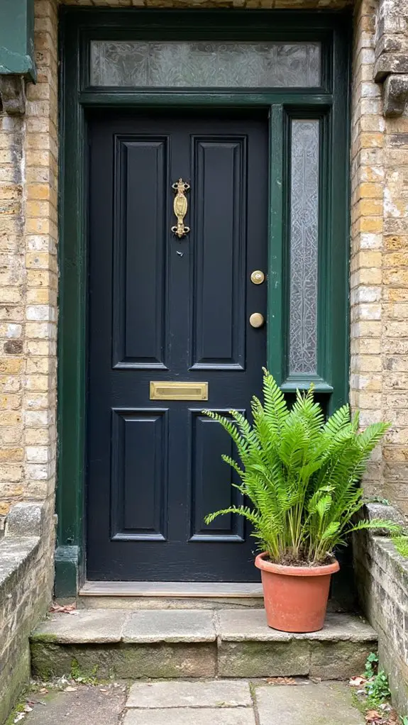 sophisticated slate front door