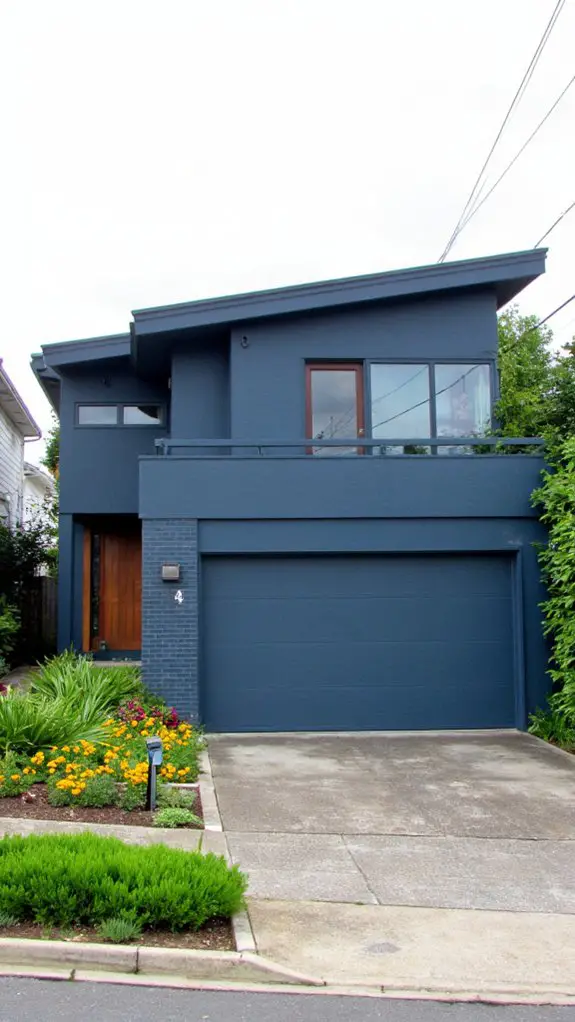 sophisticated steel blue elegance