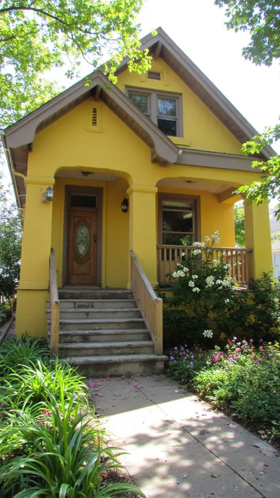 sophisticated taupe yellow harmony