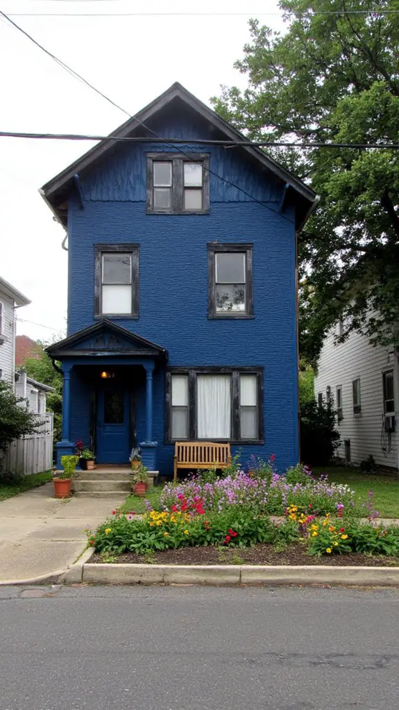 sophisticated warm inviting exterior