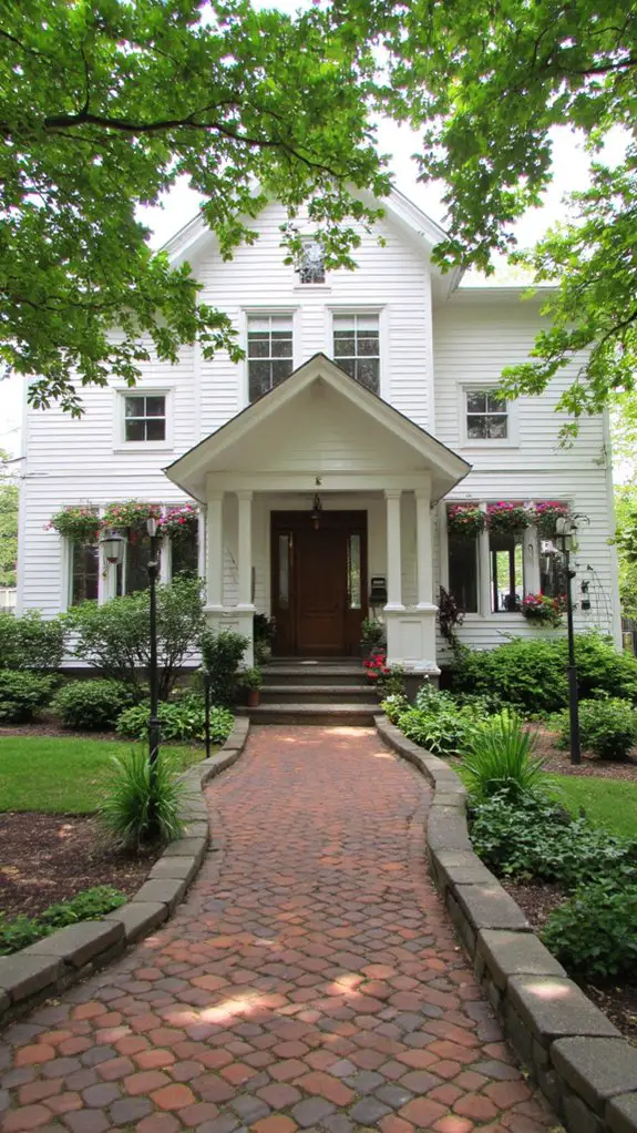sophisticated white craftsman style