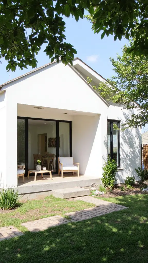 spacious inviting minimalist retreat