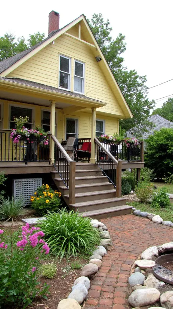 spacious multi tier outdoor retreat