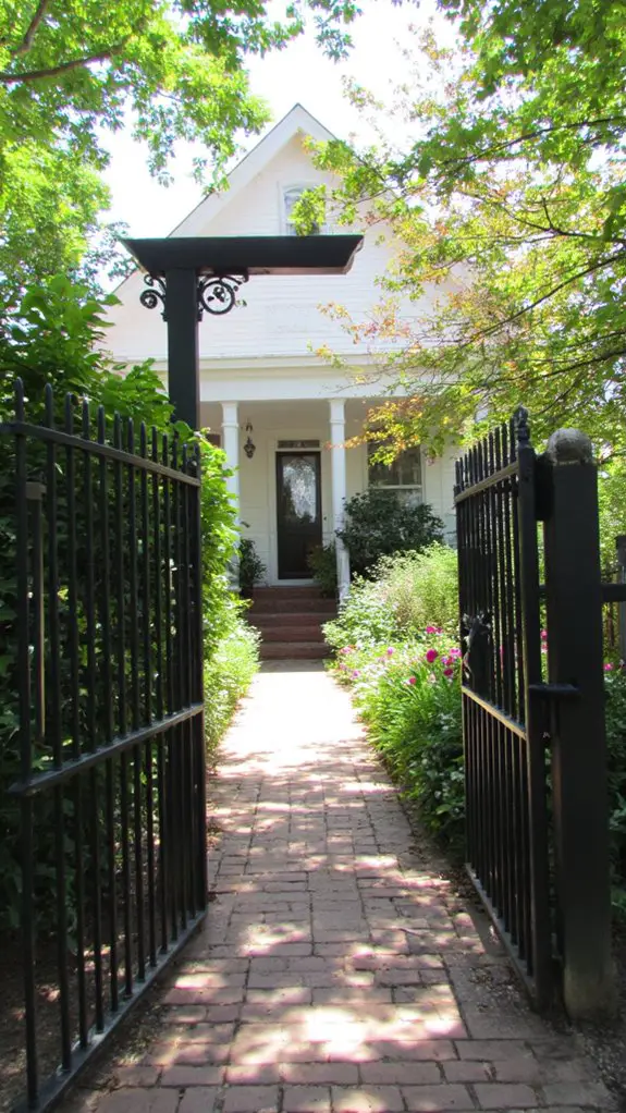 statement fences enhance aesthetics